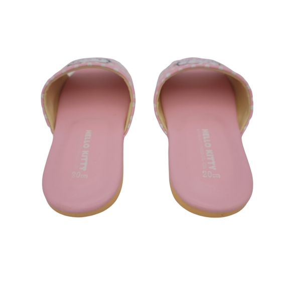 Hello Kitty Girls Slip On Sandals Flat Heel Cushioned Insole Tread Like New 13M - Picture 3 of 11